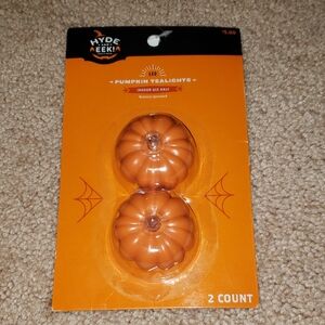 LED Pumpkin Tealights